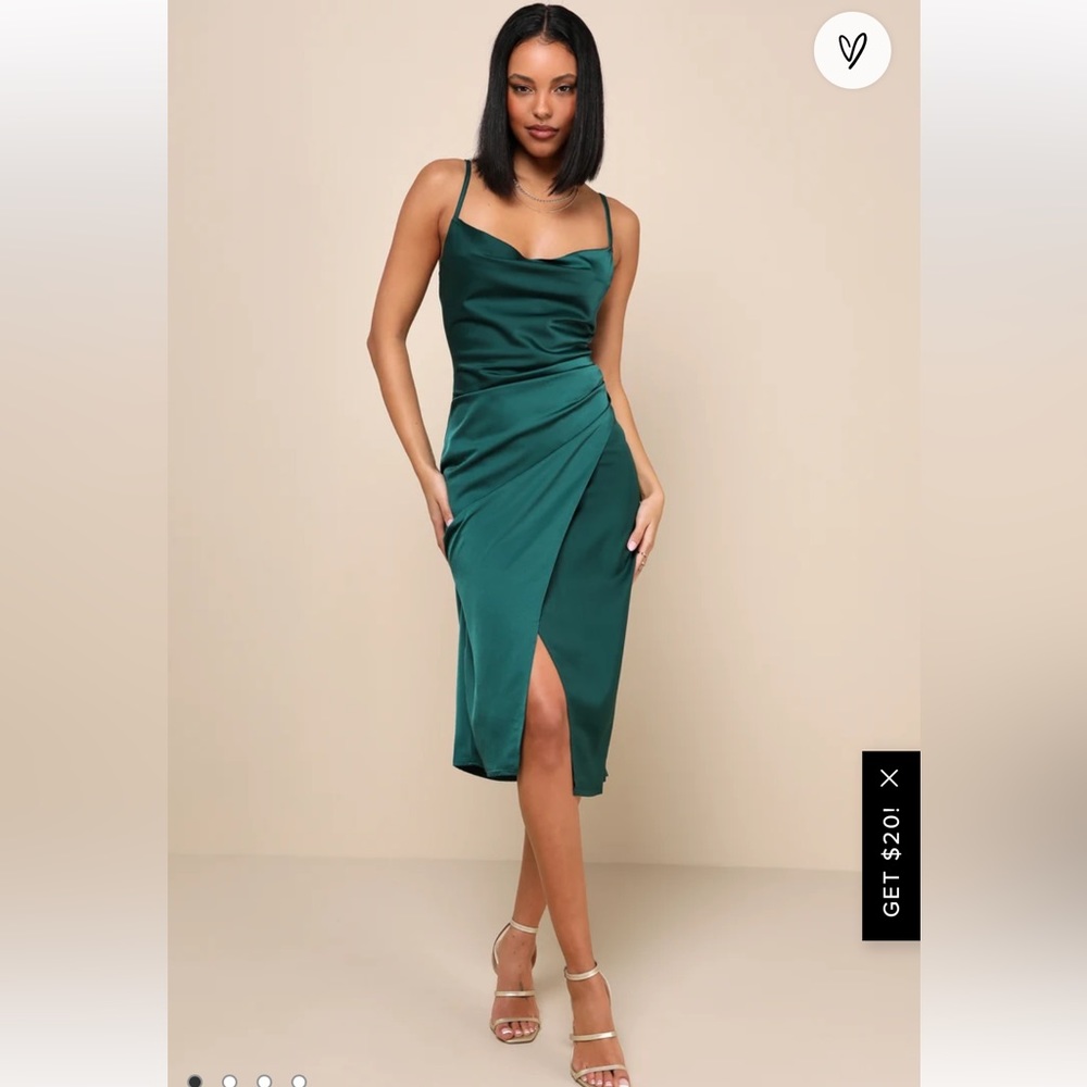 Lulus satin dress